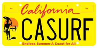 Personalized License Plate Image - CASURF