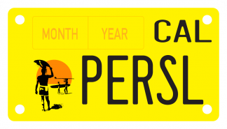 Motorcycle Personalized License Plate Image - PERSL